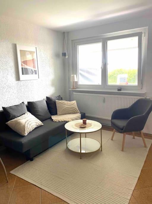 Ferienwohnung Nr. 1 Terrasse Bodden Kanu Bootssteg Zudar Luaran gambar